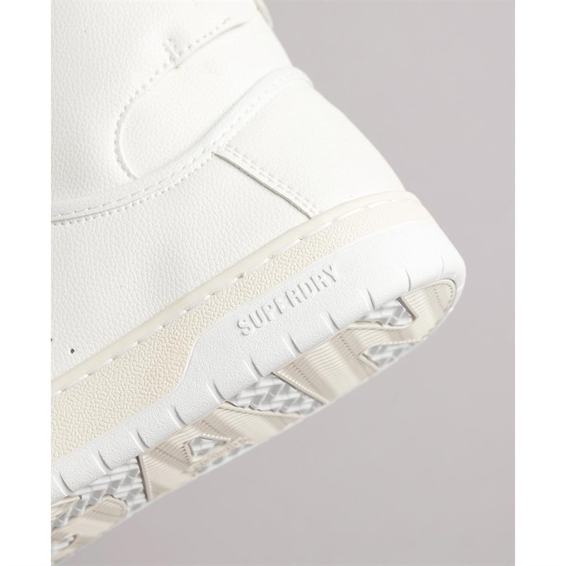 Superdry Baskets Montantes Vegan Basket Sport High Homme Blanc