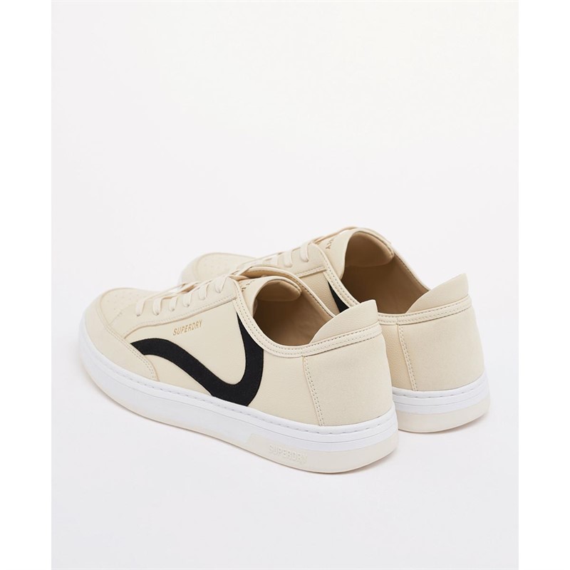 Superdry Baskets Vegan Basket OV Low Homme Ecru