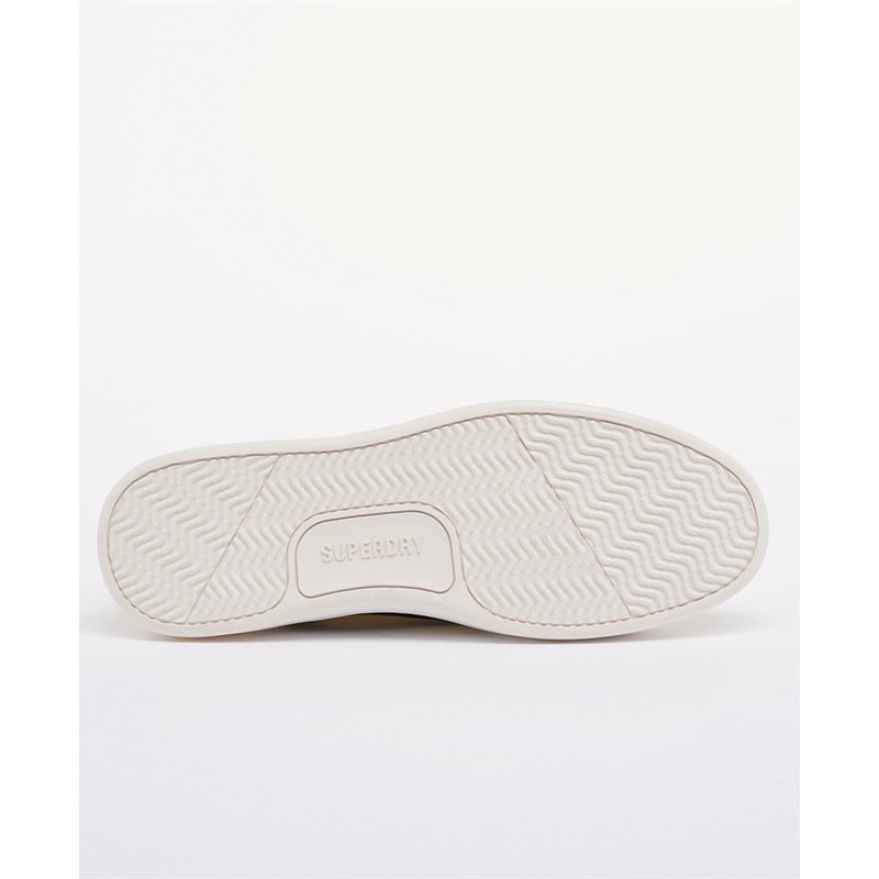 Superdry Baskets Vegan Basket OV Low Homme Ecru