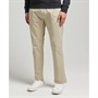 Superdry Herre Studios Pleated Chino bukser Ecru