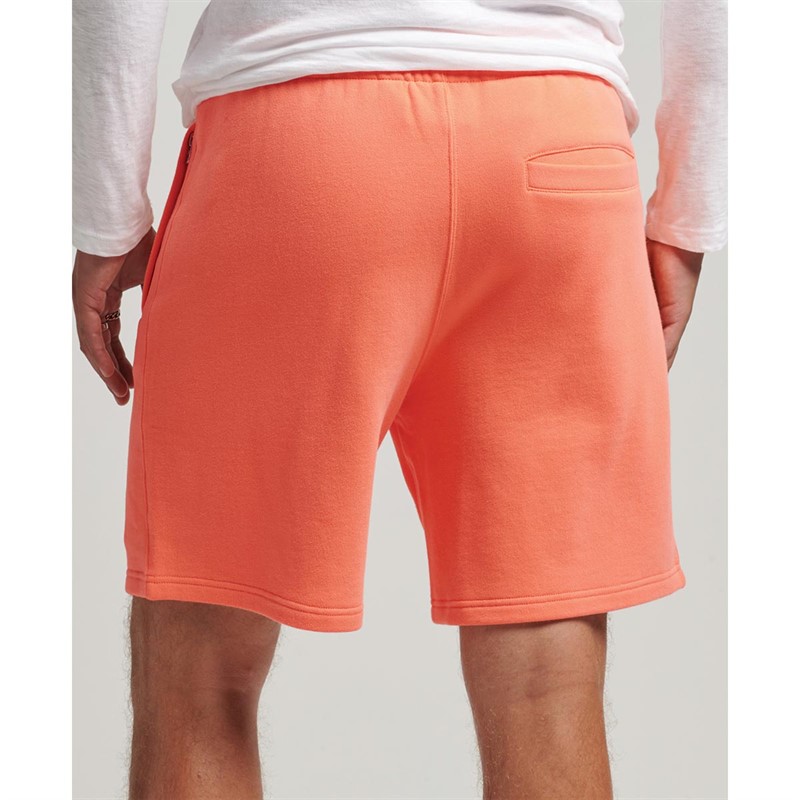 Superdry Shorts Code SL Applique Homme Rose Orange