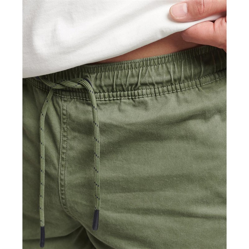 Superdry Heren Vintage Stripe Shorts Kaki