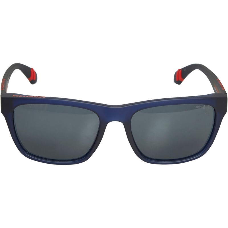 Superdry Mens Sunglasses Frosted Dark Blue