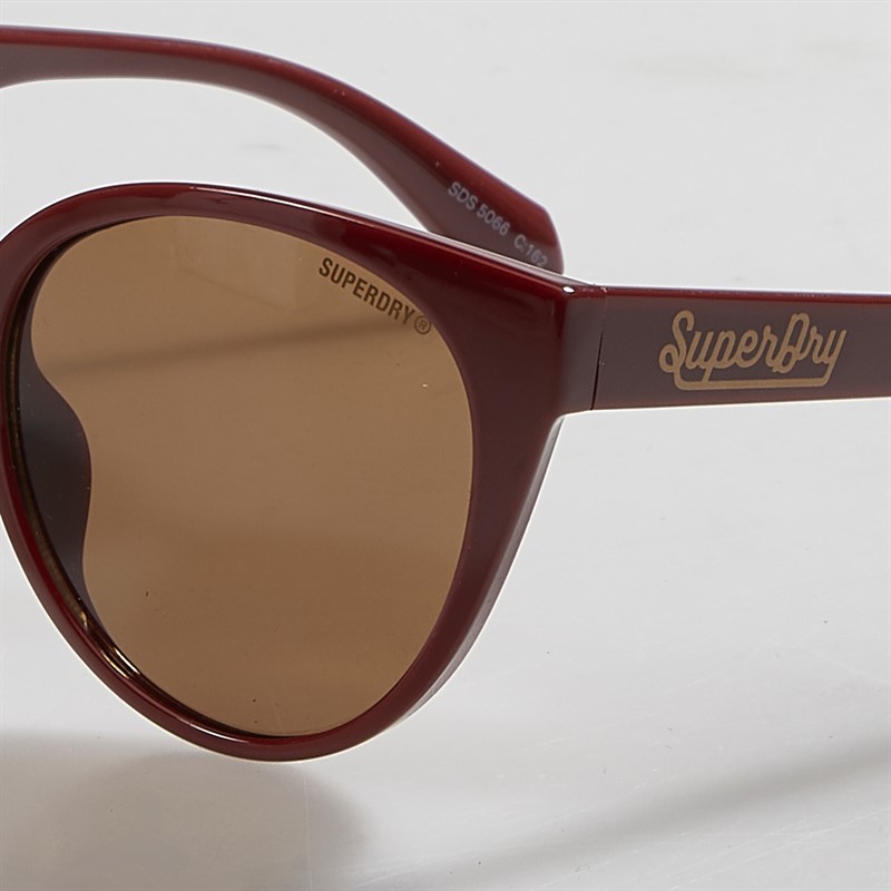 Superdry Damen Sonnenbrillen Burgundy