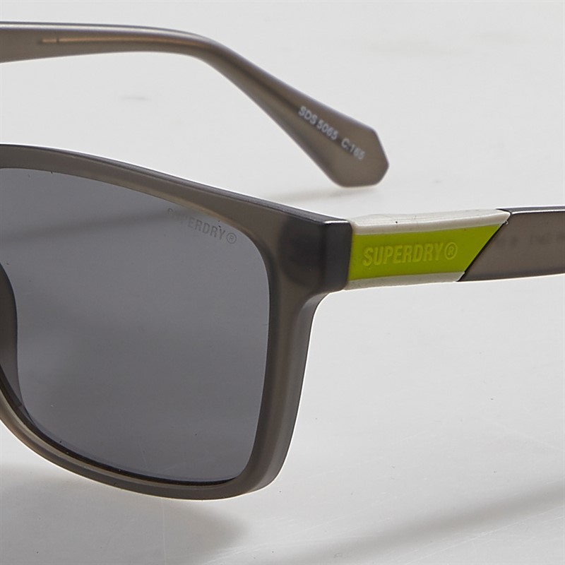 Superdry Herren Sonnenbrille Dunkelgrau Drk Gry