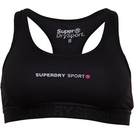 Image of Superdry Sport Womens Core Gym Bra Black