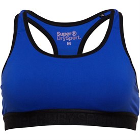 Image of Superdry Sport Womens Core Gym Bra Cobalt