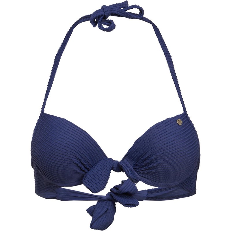 Superdry Womens Santa Monica Cup Bikini Top Navy