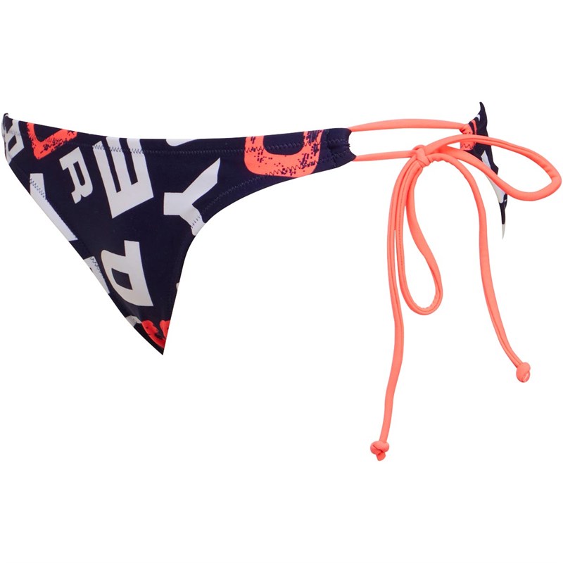Superdry Womens Bandeau Bikini Bottoms Navy