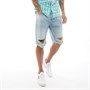 Superdry Mens Loose Denim Shorts Appleton Light Rip