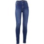 Superdry Damskie Superthermo Jeansy Skinny Denimowy Niebieski