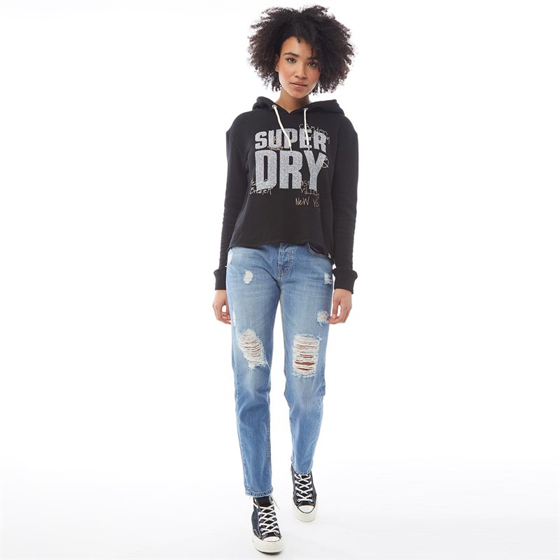 Superdry Jean Boyfriend Harper Femme Denim
