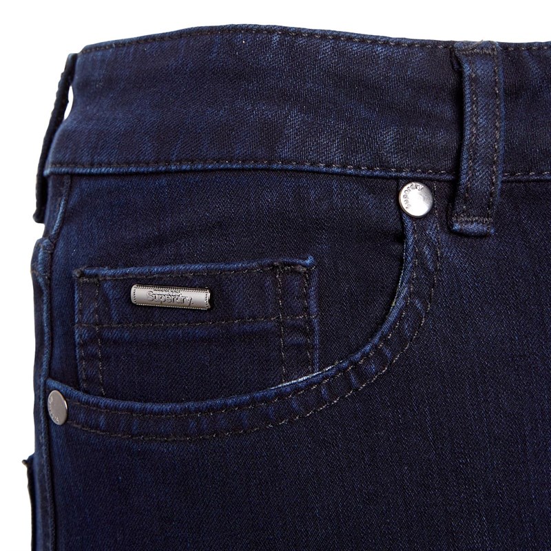 Superdry Jean Slim Superflex Femme Denim