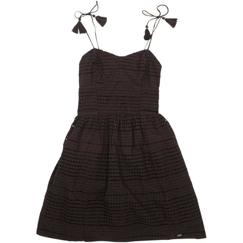 Superdry Damskie 50's Tassel Sukienka Czarny