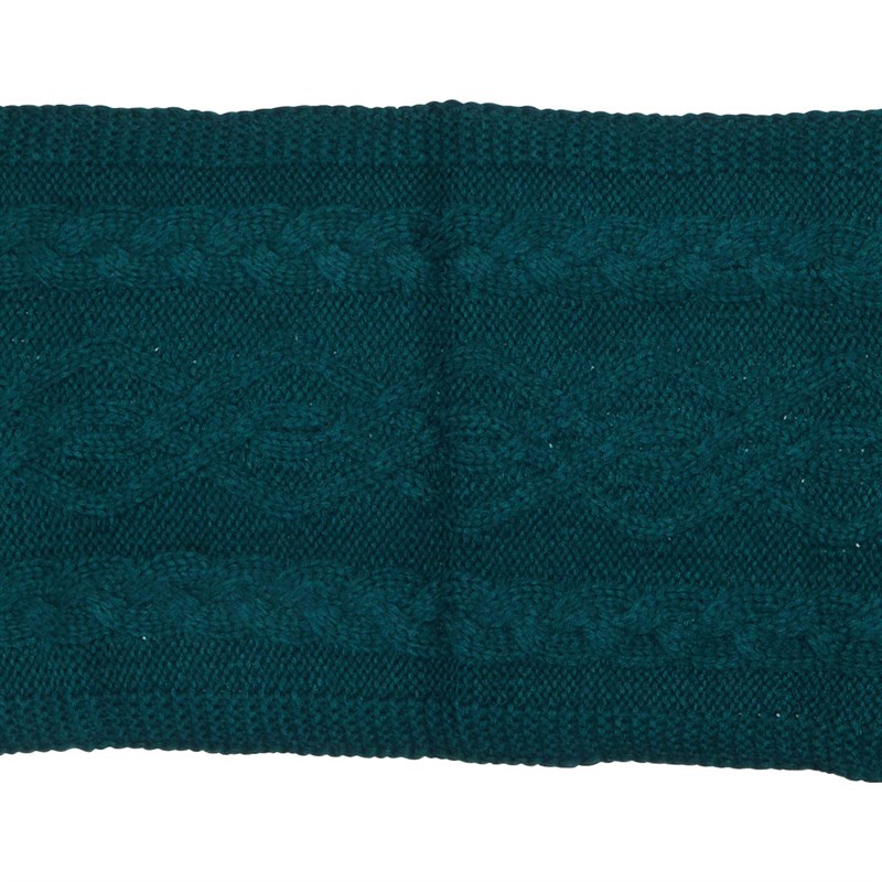 Superdry Damskie Arizona Cable Szalik Ciemny Zielony