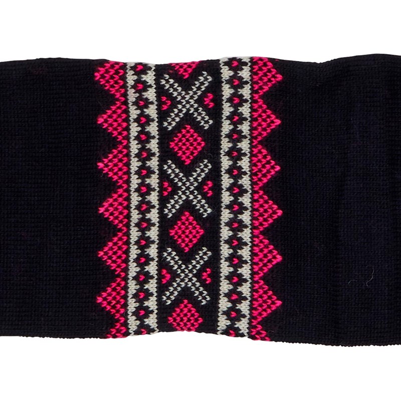 Superdry écharpe Jenna Fairisle Femme Rose Fluo