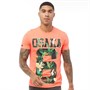 Superdry Mens Osaka Mid T-Shirt Radiant Orange