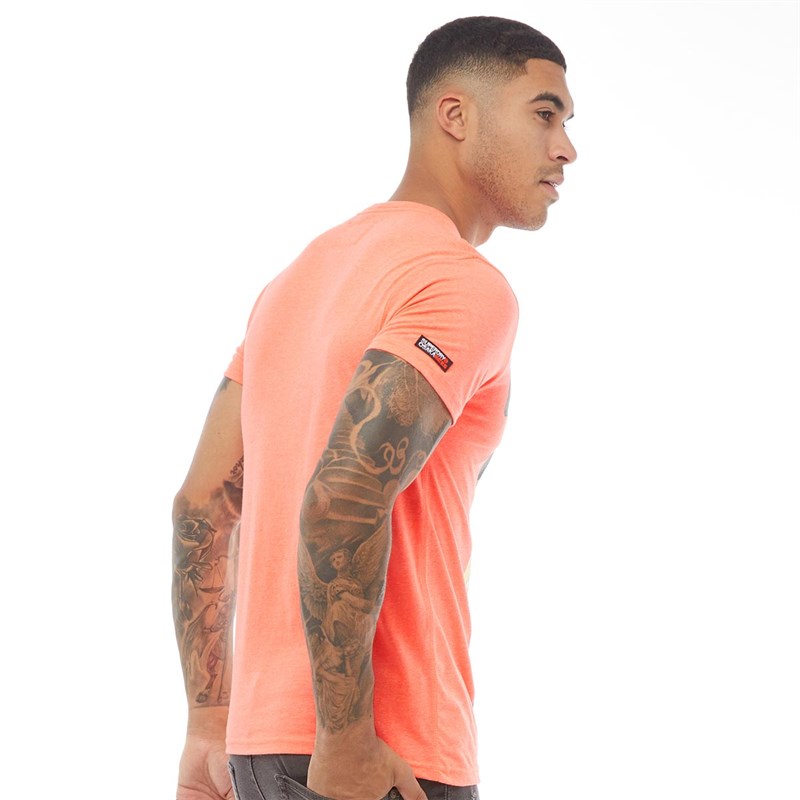 Superdry Mens Osaka Mid T-Shirt Radiant Orange