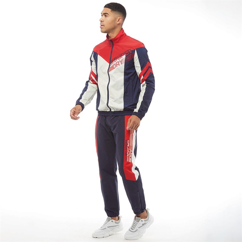 Superdry Pantalon de Jogging Homme Bleu