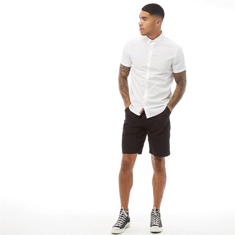 Superdry Mens Vert Shorts Black