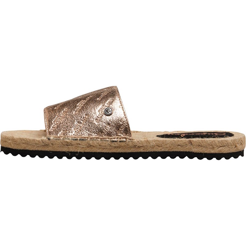 Superdry Sandales Maya Femme Métallique