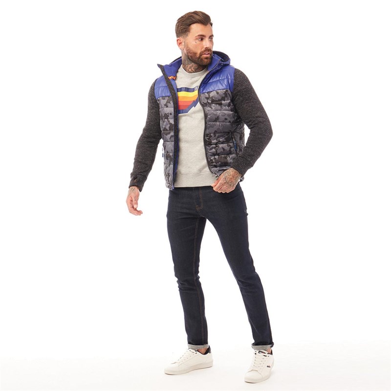Superdry Veste Storm Hybrid Camo Block Zip Homme Multicolore