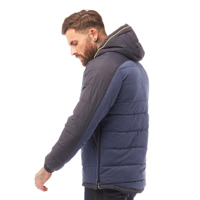 Superdry Veste Downhill Padded Overhead Homme Bleu Marine