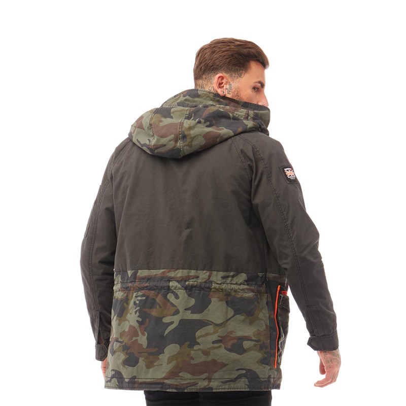 Superdry Heren Rookie Panther Elevated Parka Multi