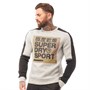 Superdry Herrer Gym Tech Sweatshirt Grå