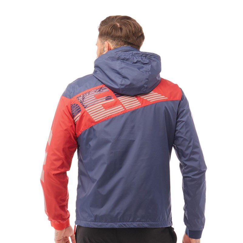 Superdry Męskie Tokyo City Breaker Kurtka Granatowy