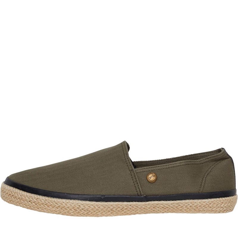 Superdry Herren Adam Espadrille Khaki