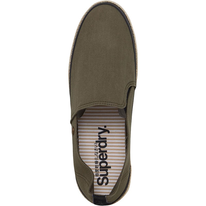 Superdry Herren Adam Espadrille Khaki