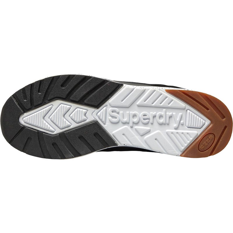 Superdry Męskie Surplus Good Runner Buty Sportowe Czarny