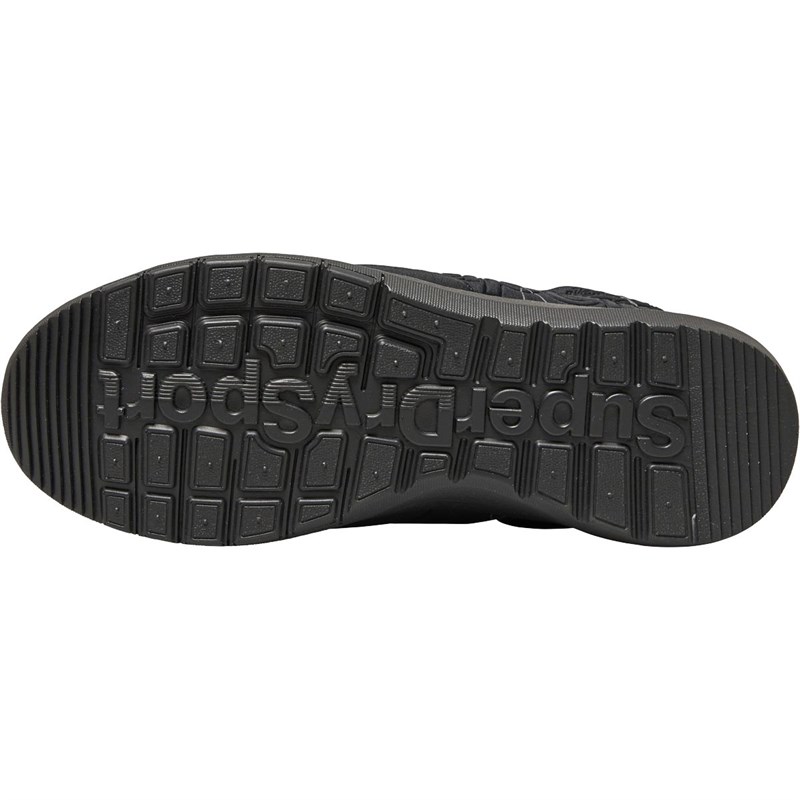 Superdry Męskie Scuba Sport Buty Sportowe Czarny