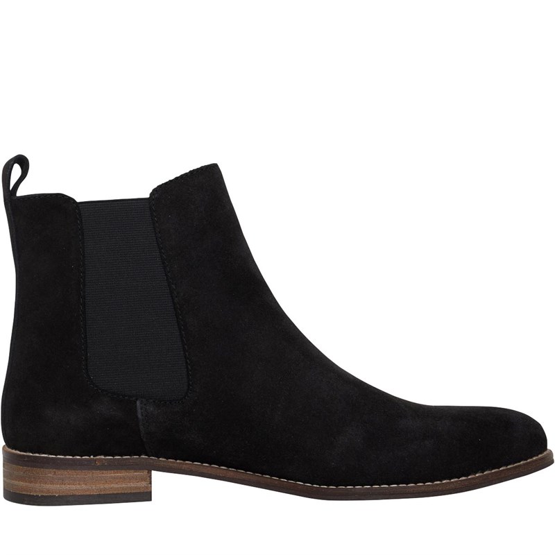 Superdry Womens Millie-Lou Suede Chelsea Boots Black