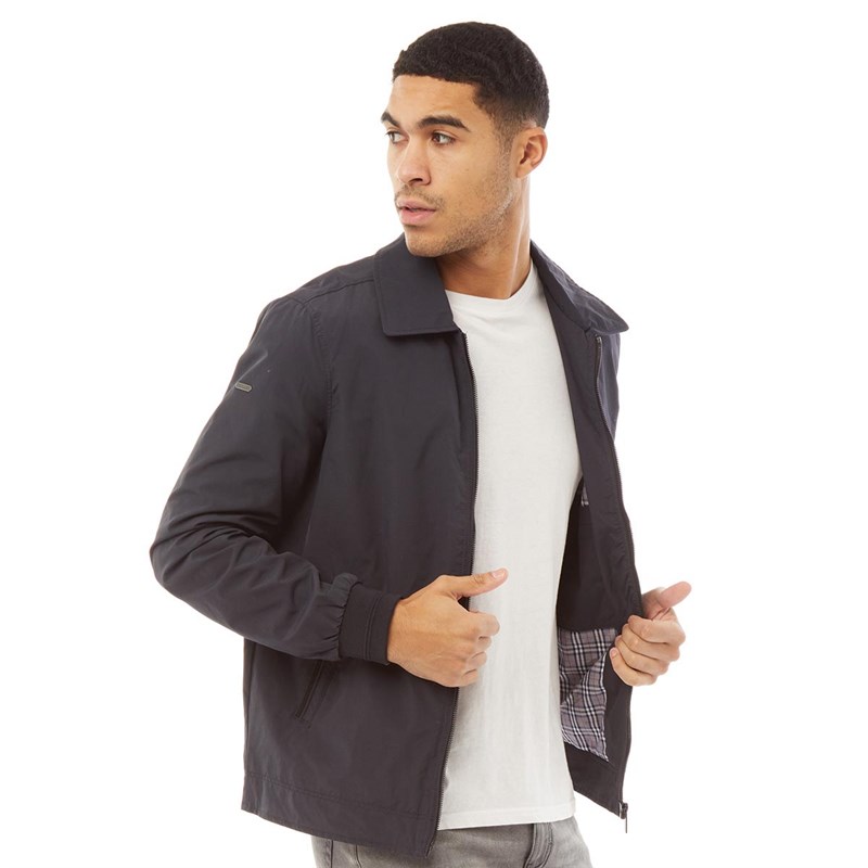 Buy Superdry Mens Collared Harrington Jacket Navy