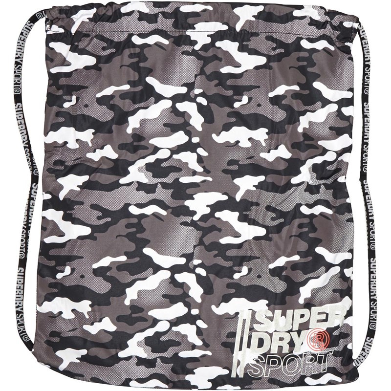 Superdry Heren Sport Drawstring Tas Grijs Caom