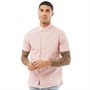 Superdry Herrer Classic Shoreditch Kortærmet Skjorte Lyserød
