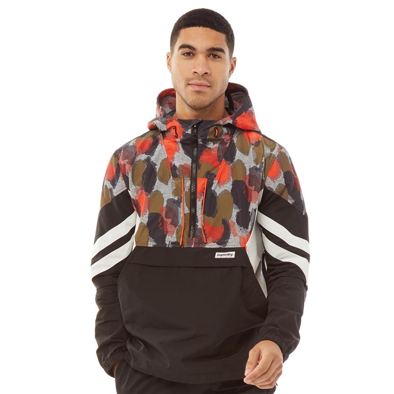 Superdry Herrer Jared Overhead Jakke Sort