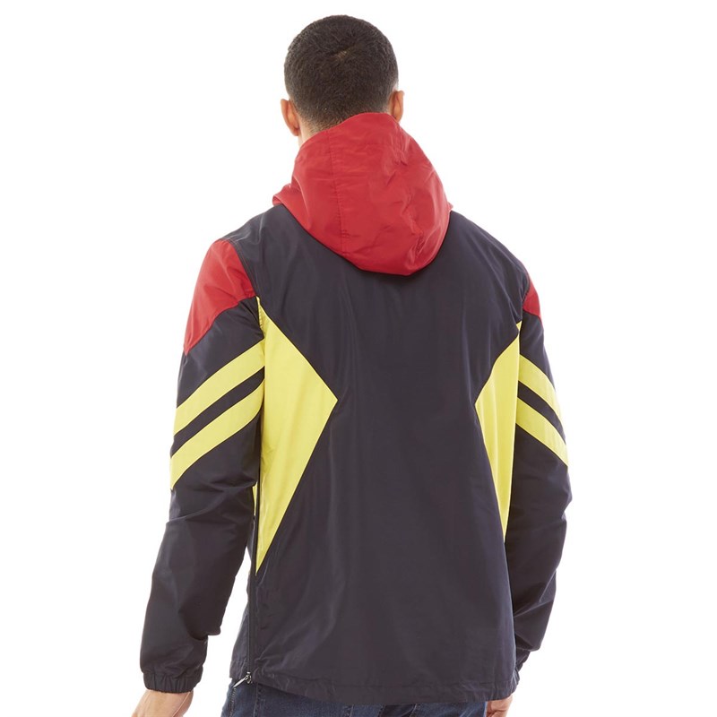 Superdry Herrer Jared Overhead Jakke Rød