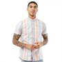 Superdry Mens Classics East Coast Oxford Short Sleeve Shirt Candy Deck Stripe
