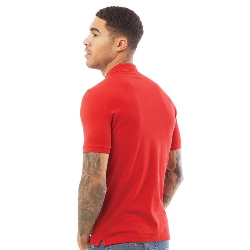 Superdry Polo Classic Micro Lw Pique Homme Rouge vif