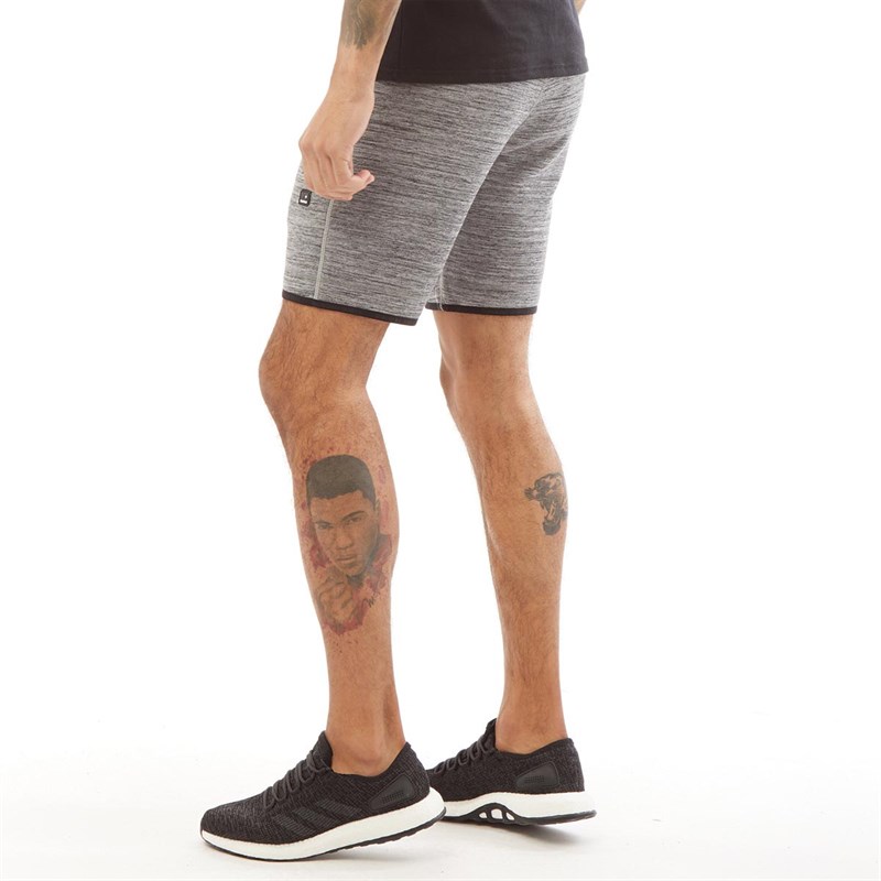 Superdry Short Gym Tech Homme Gris Chiné