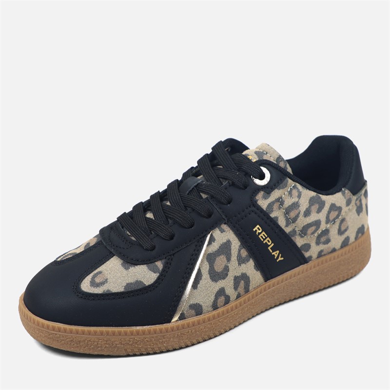 Replay Womens Heylor Trainers Leopard Leo