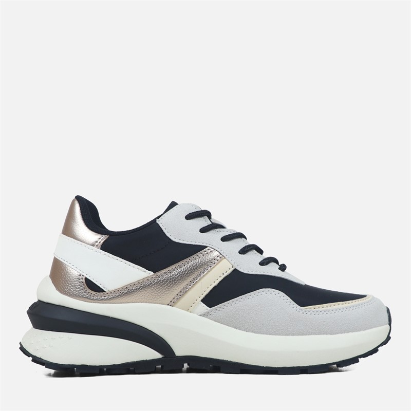 Replay Womens Athena Trainers Black Off White