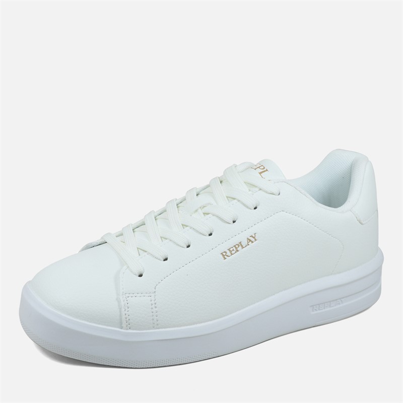 Replay Mens University Trainers White