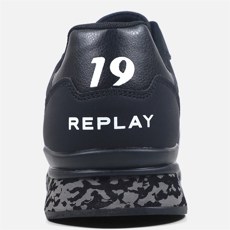 Replay Mens Arthur Trainers Black