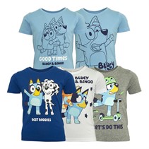 Bluey Kinder Ronin 5er-Pack T-Shirts Mehrfarbig