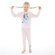 Bluey Girls Albi Long Sleeve Pyjamas Parfait Pink