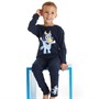Bluey Junge Albi Langarm Schlafanzug Dunkel Saphir